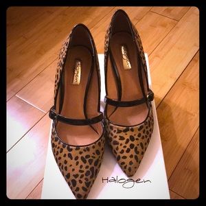 Halogen Leopard High-heeled Shoes